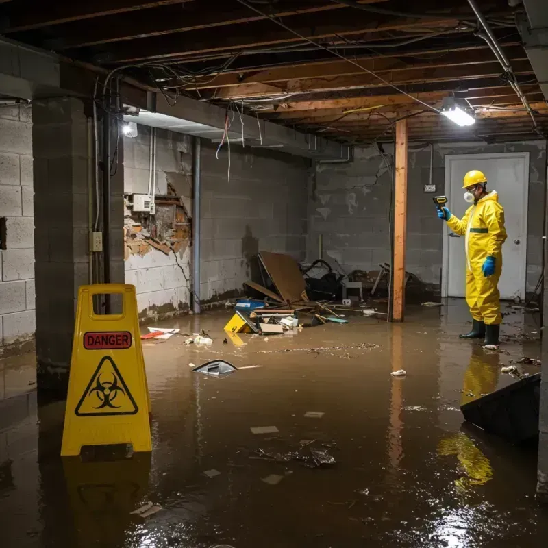 Flooded Basement Electrical Hazard in Druid Hills, GA Property